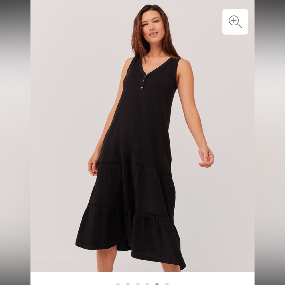 Pact Relaxed Slub Patio Dress Maxi